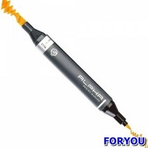 ForU747 알파 디자인마카 낱색 입 6개 펜 마카 디자인 캘리그라피 일러스트, B126