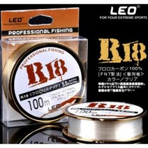 K30008A 레오R18낚시줄 100미터 슈퍼PE FTN 원줄 선상 낚시 용품 자작채비 라인 카본 바다 줄, 1.5호