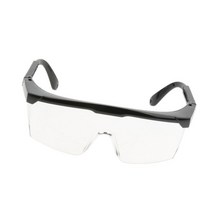 GHSHOP 조정 가능한 안전 보호 ppe glasses 고글 투명한 렌즈 검은 색 프레임, 클리어 렌즈, 블랙 프레임, 안경