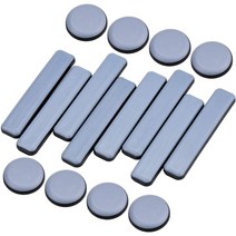 소음방지 가구 패드 이지 슬라이딩 테프론 패드 층간차음재 new-16 pcs 가구 자체, 베이지