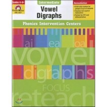 Phonics Intervention Centers Intermediate Grades 4-6+ : Vowel Digraphs, Evan-Moor Educational Publi...