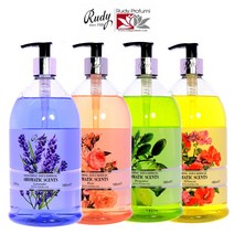 매끄럽고 향기나는 피부 [루디프로푸미/이탈리아] 아로마틱 센츠 바스폼 샤워젤 바디워시 대용량 1000ml 라벤더 로즈 베르가못 히비스커스, 1개