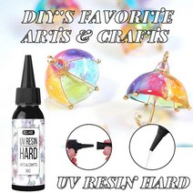 슈퍼 UV 접착제 젤 빠른 패브릭 자외선 주조 및 코팅을 사용하여 투명 DIY 공예 보석 열쇠 고리 만들기, 01 WHITE