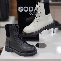 소다 소다 슈스파 여성 앵클 부츠 워커 라인 CLB109
