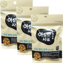 아침애 강아지 사료 3p, 오리, 200g, 3개