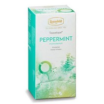 (독일직배) Ronnefeldt 로네펠트 페퍼민트 허브차 25티백 3팩 Teavelope Peppermint herbal tea, 1개, 200ml