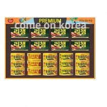 동원 건강한 통조림 선물세트 O-8호 리챔 자연레시피 랜덤발송 + 부직포백, 1set