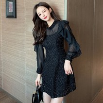 정장 수입 차이나 카라롱 롱 5월 결혼식 하객패션 미니멈 88사이즈 트위트원피스