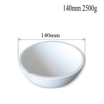 고온 석영 실리카 용융 도가니 접시 그릇 냄비 주조 금은 금속 주얼리 주조 용기, 없음, 140mm 2500g+1pcs