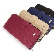 베르단디 갤럭시 S20 플러스 울트라 지퍼 카드 지갑형 가죽 휴대폰 케이스