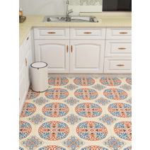 바닥셀프시공 접착식 데코 붙이는 방수 두꺼운 타일 주방 거실 빈티지 스티커 욕실 발코니, E 벽믹스1set(4장)