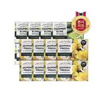 [LG생활건강] 온더바디 슈퍼보타닉 비누 80g 4입 x 4개 (총 16개) (자스민/오이, 선택:자스민
