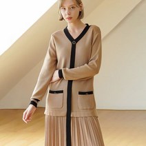 리안뉴욕 온라인단독 라인 포인트 플리츠니트원피스