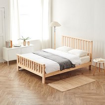 편백나무원목 도나 더블침대프레임 매트별도 편백받침대포함 퀸