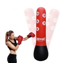 바디아트 에어펀칭백 kh-25b 에어 샌드백, 단품