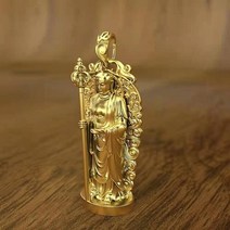 Hx guochao ksitigarbha bodhisattva natal buddha 옐로우 펜던트 남자 39s 레트로 부처님 펜던트 목걸이 액세서리 커플 펜던트, c134