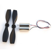 8520 브러시드 모터 1.25m 2P 75mm 프로펠러 1S 지원 F3 비행 컨트롤러 미니 드론 프레임, 02 2 motors 2 props