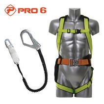 D [PRO6 전체식벨트 TA-023 (023호)] 4색상 적색훅 전체식 안전벨트 건설현장 산업용 산업 벨트 DO, 전체식벨트-검정색