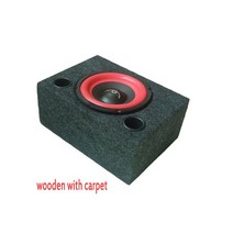 차량용 스피커 10인치 새 초박형 1500w 4옴 수동 캐비닛 나무 상자 사각형 mdf 펠트 자동차 수정 서브우퍼, 없음