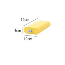 책상 정리 주방 서랍 정리함 페이스트 사무실 책상 하단 마무리 박스 데스크탑 보관함 화장품 정리함, Yellow-small