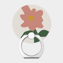억스 아이링팝 플라워 핸드폰 스마트링 무선충전 휴대폰 스마트 톡 핑거 그립 홀더 거치대, Flower 03