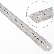 40cm 쇠자 X3개 스틸자 직자 스텐자 제도 사무용 자, 쿠팡 본상품선택