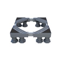 드럼 일반 세탁기 받침대 다이 높이 조절 진동 흡수, 싱글프레임, 8발