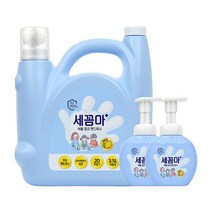 온더바디 세꼼마(세균아 꼼짝마) 핸드워시 대용량 3.5L 레몬향 1개 + 공병 2개, 단품