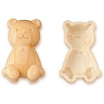 모나카깍지 모나카피 아이스크림 곰돌이 모양 100개