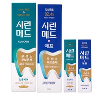 시린메드 치약 에프 125g + 30g + 잇몸케어 125g + 30g 세트, 1세트