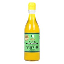 장수텃밭 국산 저온압착 생들기름 350ml 1병, 1개