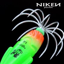 니켄 - 쭈팡 애자 [JJU PANG] 쭈꾸미 갑오징어 애자, 야광 옐로우/핑크 16호