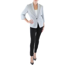 Kasper 여성 정장 별매 원버튼 블레이저, Grey Garden, US 12 (L)