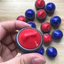 컬링스톤 실내 연습용 마루바닥 컬링 올림픽 뉴스포츠 볼 롤 루스 38 직경 테이블 게임 소품 푸시로드 테이블 게임 - 그룹 활동, 컬링 볼 레드 38mm