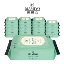 마미요 저자극 물티슈 캡형 20팩, 클래식 70매 20팩
