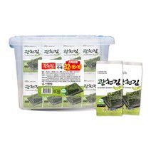 광천김 파래 도시락김5g X 32봉 + 리빙박스, 기타, 01.광천김 파래도시락김32봉+리빙박스
