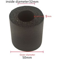 .8M 스폰지 고무 파이프 폼 튜브 단열 방수 라인 홀더 피트니스 장비 핸들 바 보호 커버, 32mmx9mm, 05 32mmX9mm