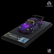 모형자동차 다이캐스트 1:64 포르쉐 RWB 964 & 롤스 로이스 컬리넌 스타 퍼플 합금 모델 카 다이캐스, 03 RWB 964 With box