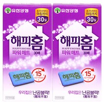 유한양행 해피홈 파워매트 리필 30매 x 2개, 30g