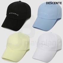 데상트 공용 워딩 자수 로고 볼캡 모자 SN123HCP12
