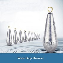 납추 납봉돌 35 개몫 리드 싱커 낚시 싱커 리드 워터 드롭 급락 루프 낚시 태클 상자 액세서리, 3개 50g