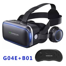 vr 가상현실 3d 게임기 세트 2022 원래 샤인콘 6.0 가상 현실 스마트 안경 헬멧 원격 제어 비디오 게임이 있는 스마트 안경 헤드셋 107, g04e-b01, 1개
