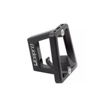 자전거 핸드폰 거치대 JKLapin접이식 전면 가방 캐리어 블록 CNC 알루미늄 합금 바구니 크래들 장착베이스 브롬튼용, [10] black