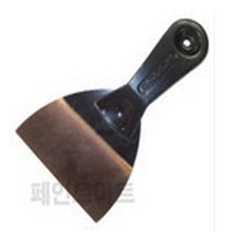 반달모양 철판헤라 스크래퍼 110mm 약간의 유연성 탄성 재질 페인트 헤라 철재질