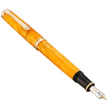 펠리칸 만년필 B 바이브란트 오렌지 소버렌 M600 흡입식 한정
