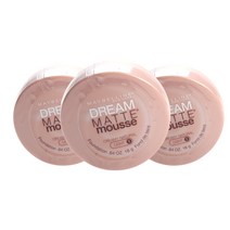메이블린 드림 매트 무스 파운데이션 18g, Creamy Natural, 3개