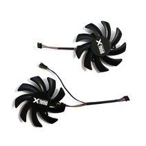 2PCS FDC10H12S9-C DC 12V 0.45A 4Pin 85mm 사파이어 R9 270 280 285 HD7850 7950 그래픽 카드 팬, 01 금