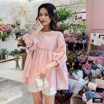 가바바 여성 블라우스 손목 요정 린넨 블라우스 G49228