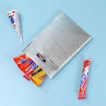 (GTS22295)지퍼 손잡이 은박 보냉봉투 15p 아이스 보온 보냉백, 상세페이지 참조, 상세페이지 참조, 상세페이지 참조