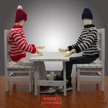 목각인형 회화용 세대 스케치 인형 미술 오제목 관절목 장식, 플라워 인고 32cm